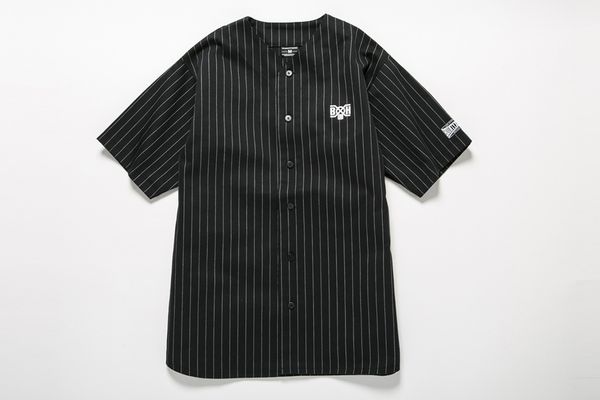 BHSH BxH Pin-stripe Baseball Shirts ¥15,800+tax BHSH BxH Pin-stripe Baseball Shirts ¥15,800+tax