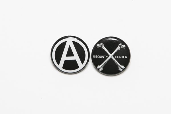 BHFA BxH Bones:Circle A Can Badge ¥800+tax