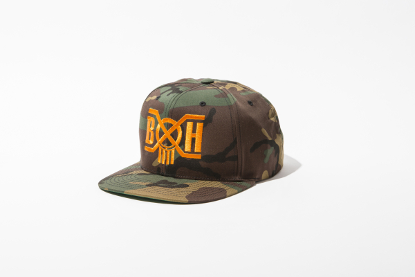 BHFA BxH Logo Camo Snap Back Cap ¥5 800+tax