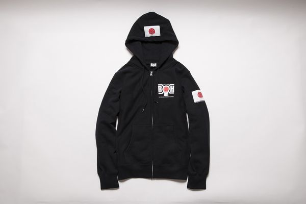 BHLC BxH Samurai Black Zip-up Pk ¥14,800+tax