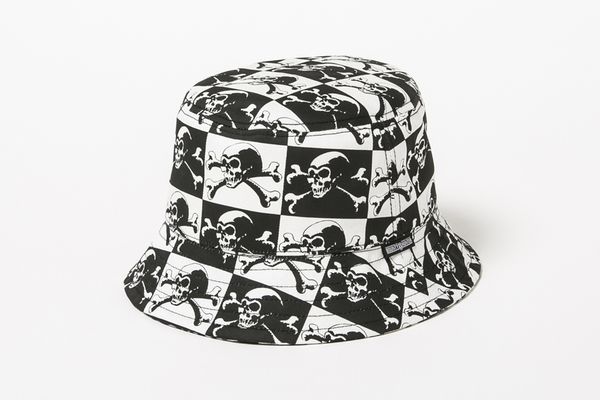 BHFA BxH Skull Checker Bucket Hat ¥7,000+tax