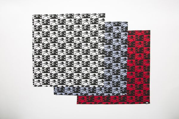 BHFA BxH Skull Checker Bandanna ¥2,200+tax