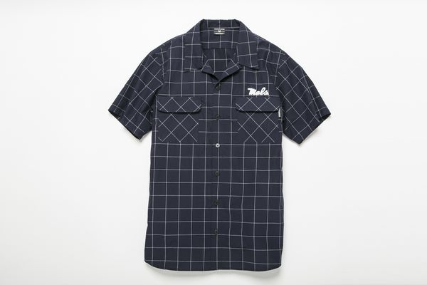 BHSH Line Check Open-collar Shirts ¥13,800+tax BHSH Line Check Open-collar Shirts ¥13,800+tax