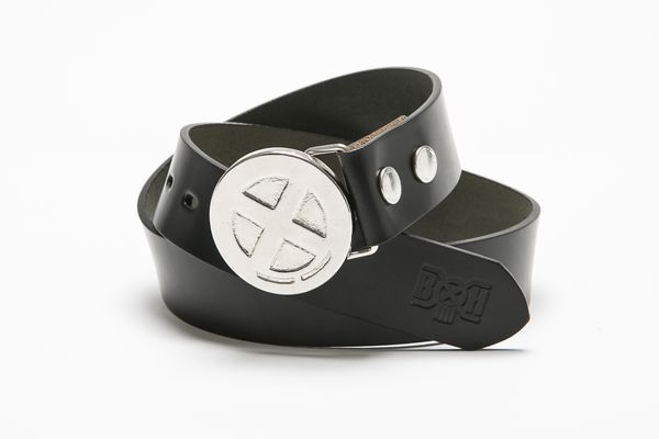 BHFA BxH Circle Logo Silver Buckle Leather Belt ¥15,800+tax