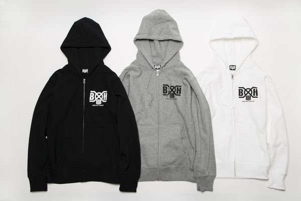 BHLC BxH Logo Zip-up Pk ¥14,800+tax