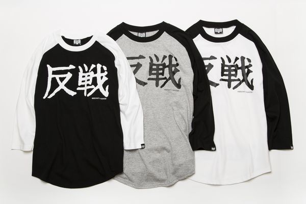 BHSC BxH 反戦 3:4 Raglan Tee ¥6,800+tax