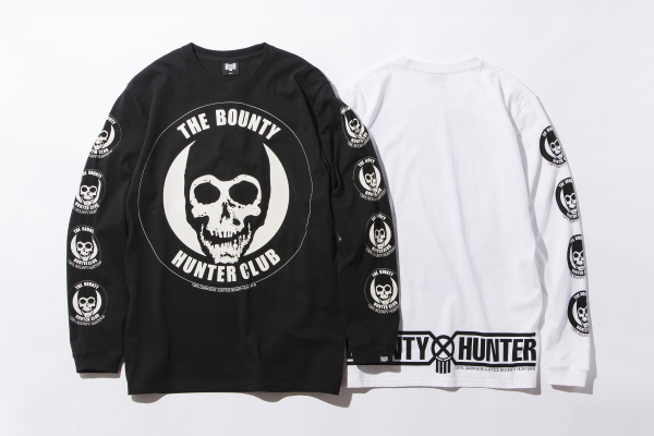 BHLC BxH THE BOUNTY HUNTER CLUB L:S Tee ¥7 000+tax